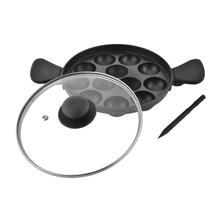 APPAPATRA WITH GLASS LID NONSTICK COOKWARE